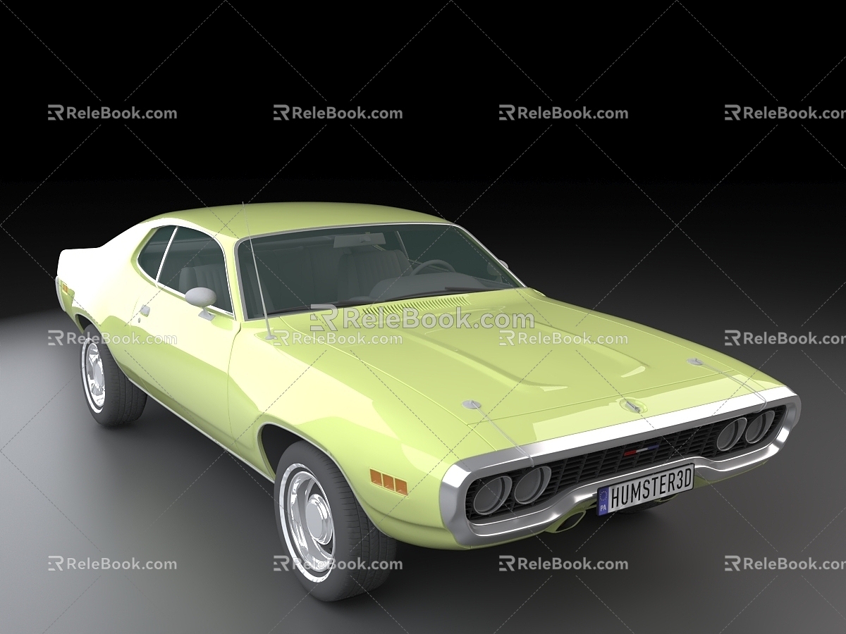 Car Sedan Classic Vintage Sedan 3d model