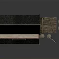 Traditional Chinese Two Story Shop Building With Tile Roof Wooden Balcony And Decorative Elements