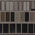Various Styles Of Hinged Doors With Different Colors And Design Options