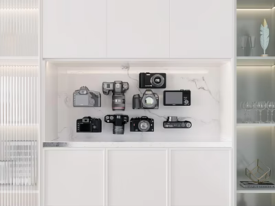 Modern DSLR camera 3d model Modern DSLR camera 3d model