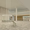 Bright Modern Hospital Outpatient Clinic Interior With Green Plants And Natural Light