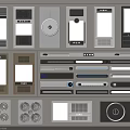 Diverse Modern Control Panel Designs With Various Styles And Functional Features