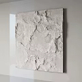 Textured Gray Wall Decor With Minimalist Design For Contemporary Home Interior