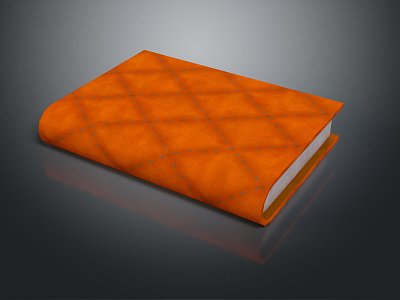 Modern Notebook Book Document 3d model