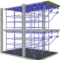 full scaffolding 3d model