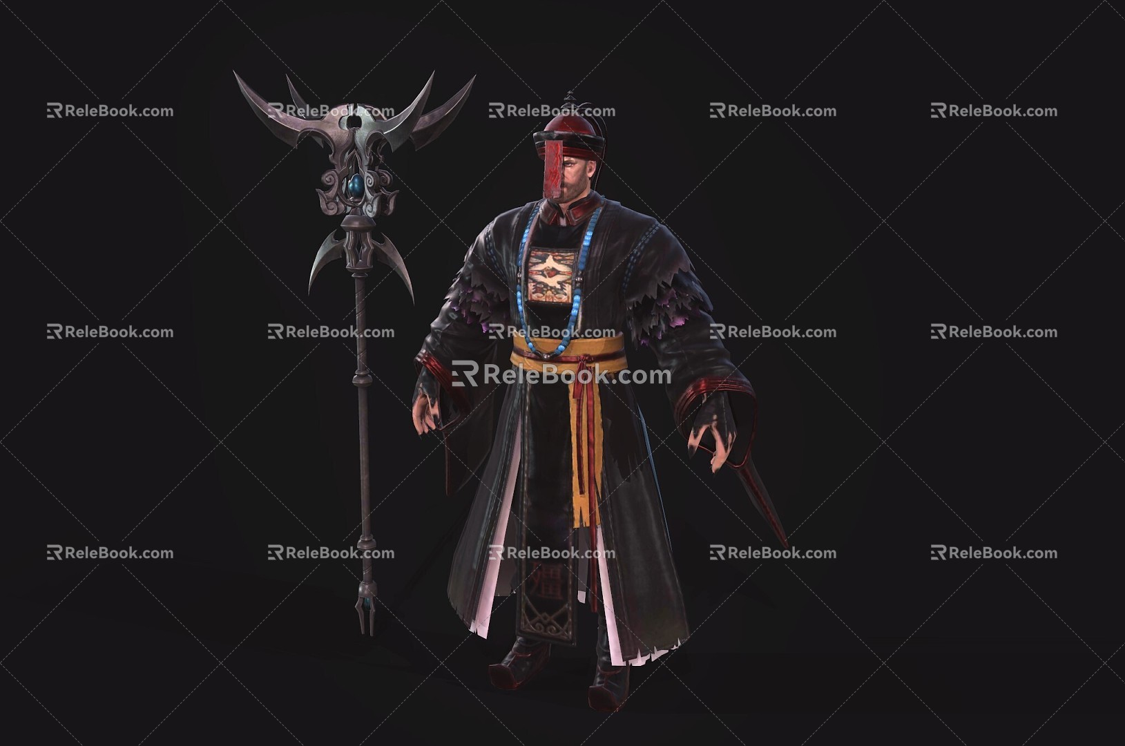 Male zombie male warrior game characters anime characters model