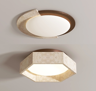 Quiet ceiling lamp 3d model