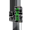 Casement Window Structural Profile With Green Thermal Insulation Components