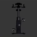 Fitness Equipment Modern Stationary Bike With Black Design For Home Gym Training