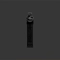Modern Tactical Handgun With Picatinny Rail Green Laser Sight Black Grip And Metallic Finish