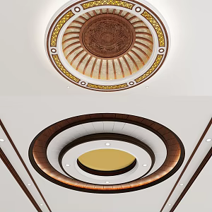 New Chinese Ceiling 3d model