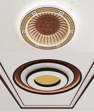 New Chinese Ceiling 3d model