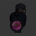 Commercial Equipment Professional Spotting Scope With Black Design Red Lens For Long Distance Observation