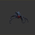 spider poisonous spider big spider reptile insect animal game animal cartoon animal 3d model