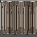 New Chinese Style Screen Partition 3d model