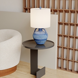 Table lamp table lamp side 3d model