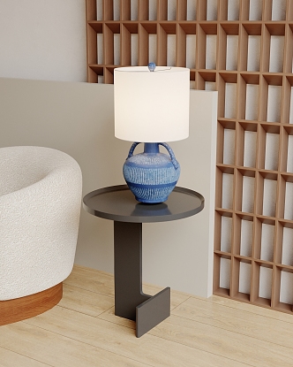 Table lamp table lamp side 3d model