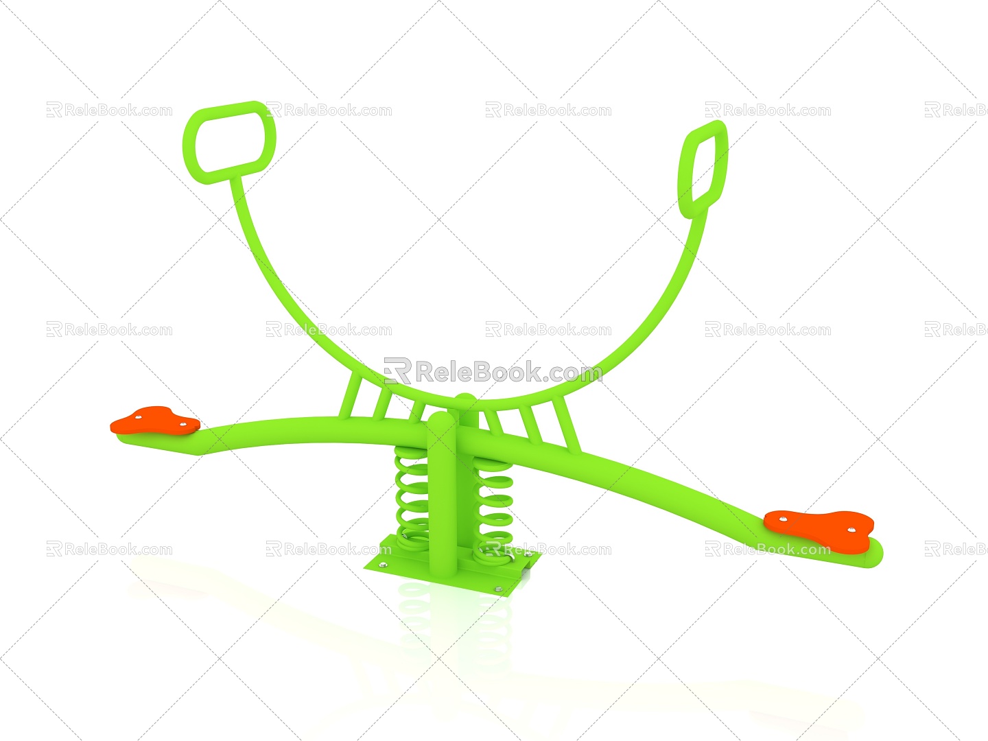 Children's seesaw outdoor seesaw seesaw seesaw double seesaw single seesaw playground seesaw 3d model