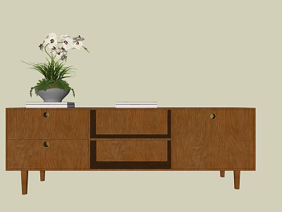 Nordic Side Cabinet 3d model