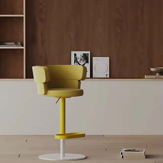 Modern Bar Chair 3d model
