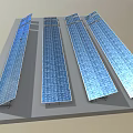 Efficient Solar Panels System With Mounting Brackets For Home Daily Electrical Appliances 3d model