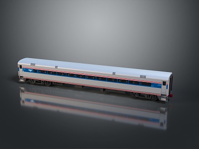 train carriage track train vintage carriage vintage train 3d model