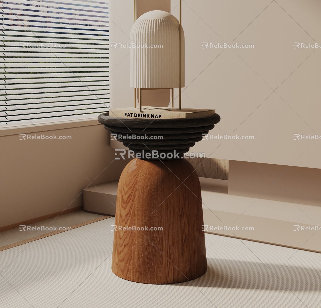 Modern Bedside Cabinet 3d model