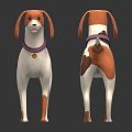 Modern Dog Pet Dog 3d model