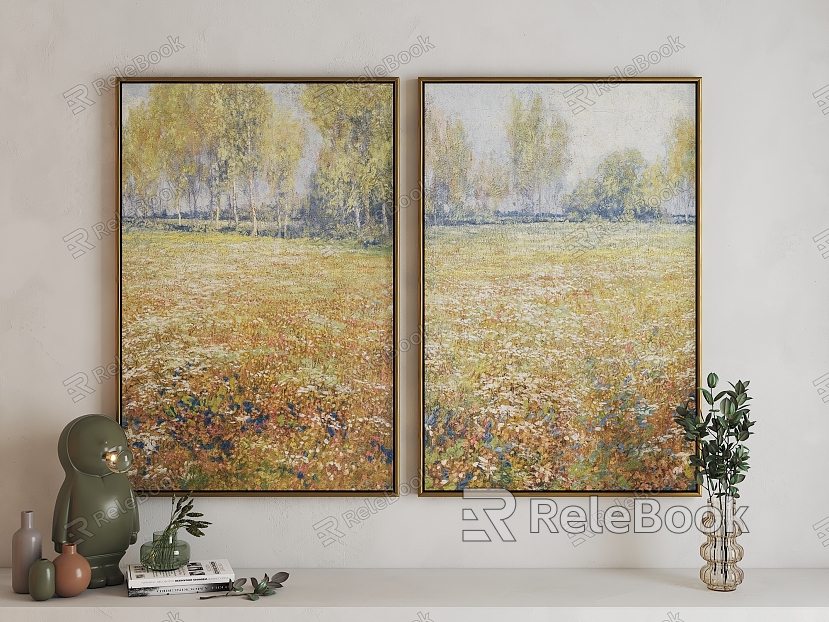 Modern Landscape Painting Landscape Art Hanging Painting model