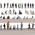 2D Multiplayer Character 3d model
