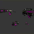 Science Fiction Firearms Next Generation Firearms Science Fiction Game Gun Game Firearms Game Gun Concept Gun Laser Gun 3d model