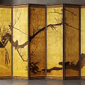 new chinese style screen 3d model