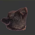 Artistic Brass Animal Head Sculpture With Intricate Texture For Home Decor
