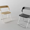 Modern Leisure Chairs With Light Wood And Black Seats Metal Frame Design