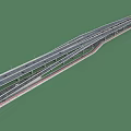 Modern Road Infrastructure Multi Level Interchange With Multiple Lanes And Streetlights 3d model