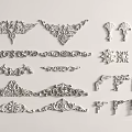 Intricate Carved Decorative Elements For Furniture Trim And Architectural Details