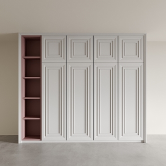 Wardrobe Locker Decorative Cabinet Bookcase Storage Cabinet Side Cabinet Wall Cabinet 3d model