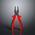 Red Handle Pliers With Metallic Head For Home And Workshop Use