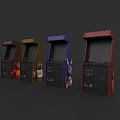 Colorful Arcade Entertainment Machines with Multiple Designs and Classic Gaming Features
