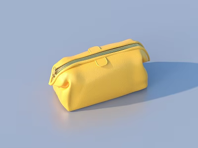 Leather bag handbag briefcase computer bag file bag 3d model