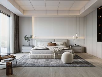 Modern Bedroom 3d model