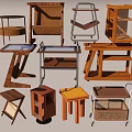 Various Stylish Side Tables With Wooden Metal Frame Storage Shelves And Wheels
