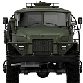 Green Ural Military Heavy Duty Multi Wheel Tanker Truck with Large Tires