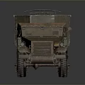 Vintage Military Tank With Rusty Exterior Tracks And Open Top Cabin Design