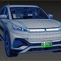 White Electric SUV With Modern Front Design Streamlined Body And Black Alloy Wheels