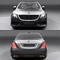 Luxury Black and White Sedan with Silver Alloy Wheels and Premium Exterior Design