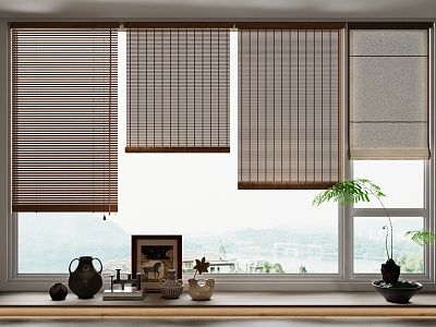 new bamboo curtain rolling curtain model