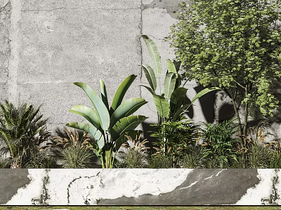 Modern Plant Outdoor Plant Heap 3d model