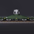 Special transport train box 3d model