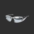 Trendy Modern Silver Sunglasses Featuring Stylish Frame And Reflective Lenses